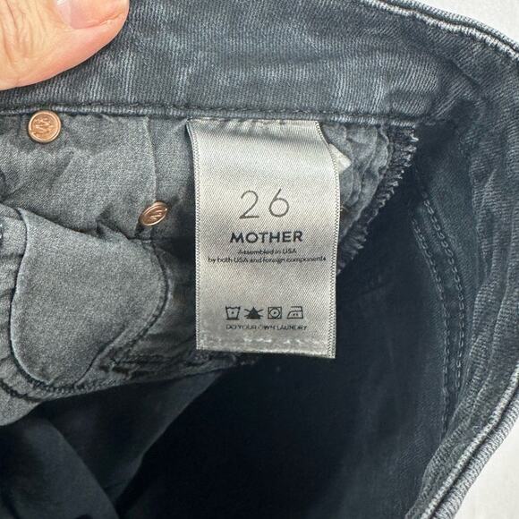 MOTHER The Looker Fray Jeans – Gray “Sexy Just Walked into Town” Wash – Size 26 - Picture 8 of 8